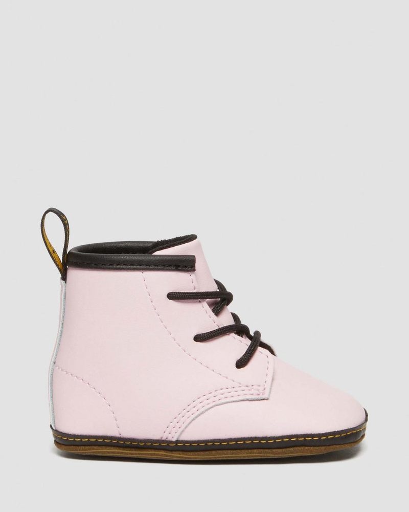 Botas Dr Martens Newborn 1460 Auburn Cuero Booties (Mason Pu Split+Mason Nw Sintetico) Rosas | IY75-V3NJ