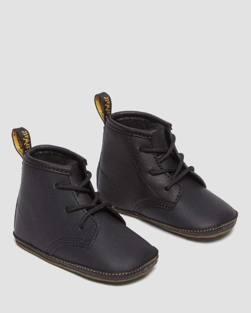 Botas Dr Martens Newborn 1460 Auburn Cuero Booties (Mason Pu Split+Mason Nw Sintetico) Negras | XH58-Y3YF