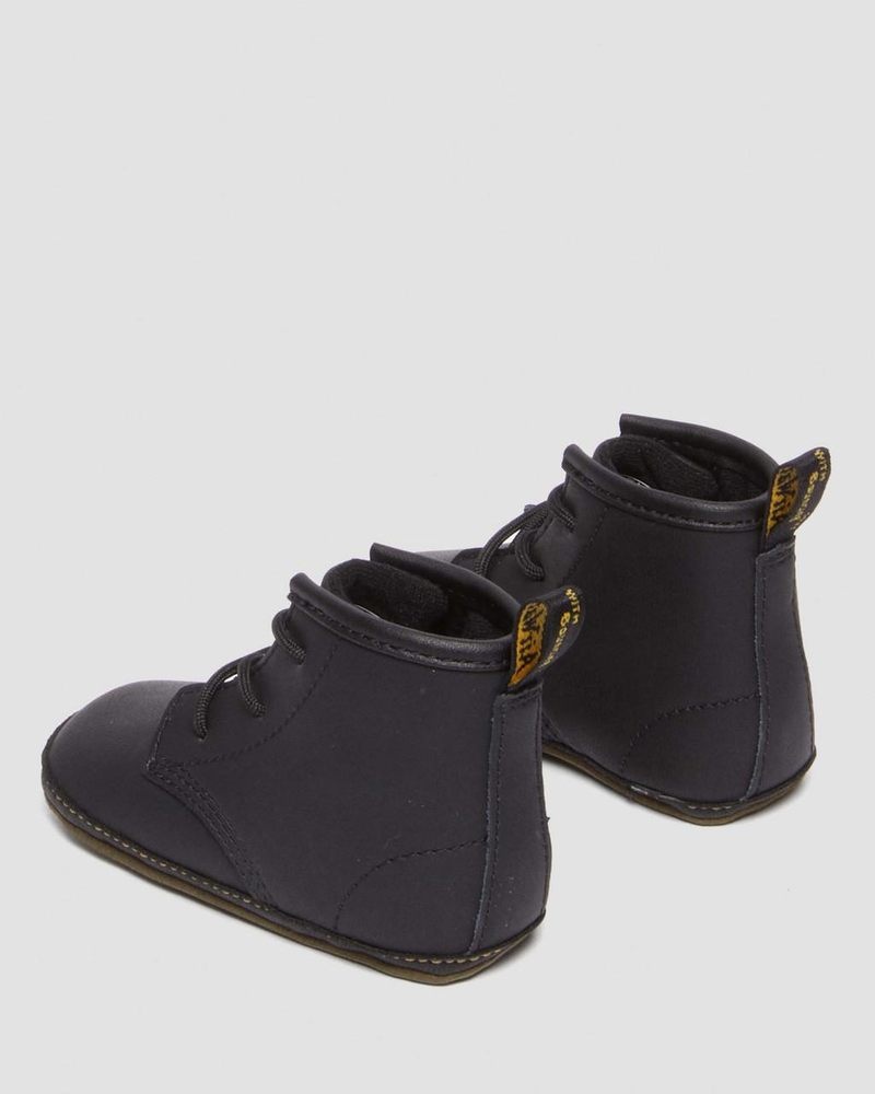 Botas Dr Martens Newborn 1460 Auburn Cuero Booties (Mason Pu Split+Mason Nw Sintetico) Negras | XH58-Y3YF