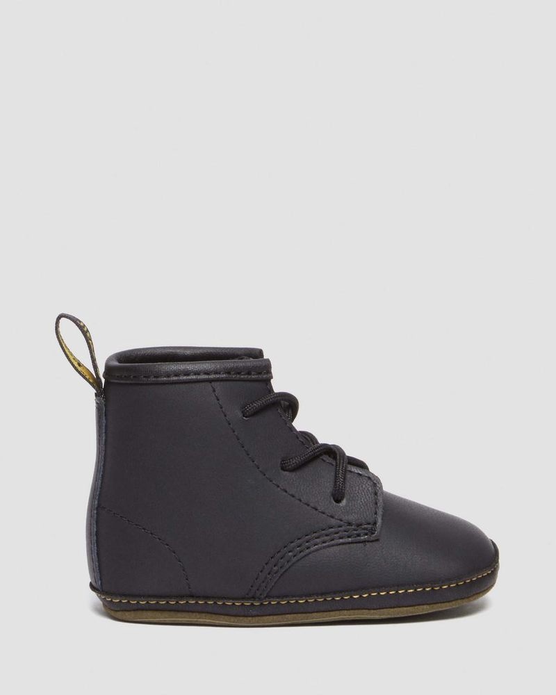 Botas Dr Martens Newborn 1460 Auburn Cuero Booties (Mason Pu Split+Mason Nw Sintetico) Negras | XH58-Y3YF