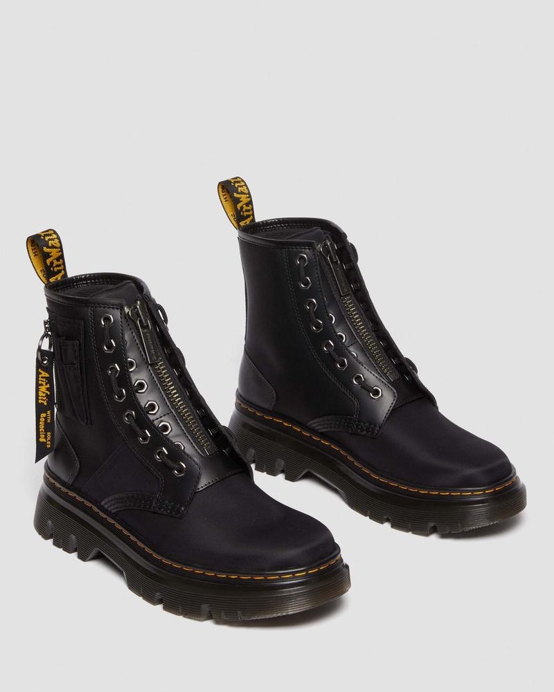 Botas Dr Martens Tarik Alpha Industries Cuero & Nylon Utility Boots Negras | WS74-E7EV