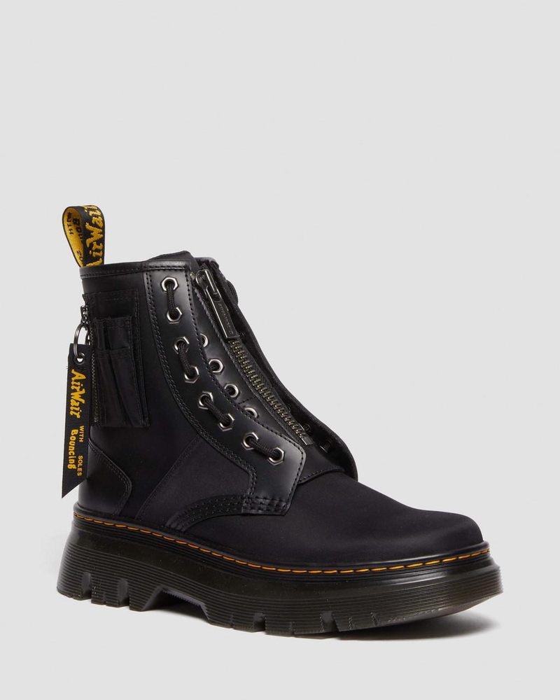 Botas Dr Martens Tarik Alpha Industries Cuero & Nylon Utility Boots Negras | WS74-E7EV