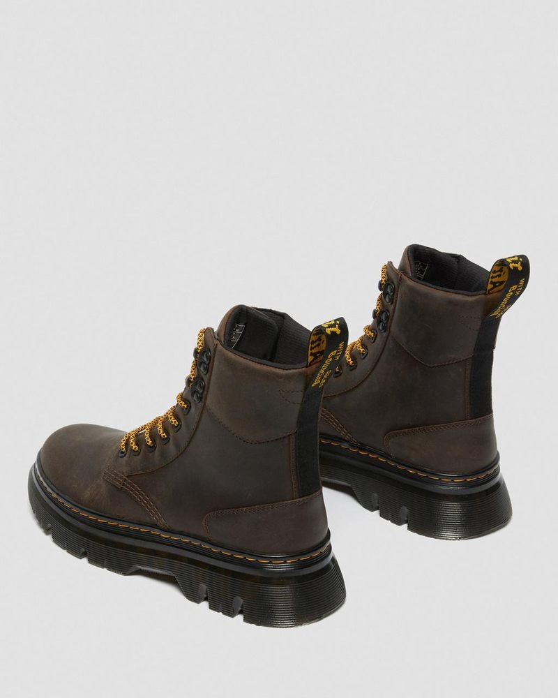 Botas Dr Martens Tarik Crazy Horse Cuero Utility Boots (Crazy Horse) Marrones Oscuro | MY33-A2IH