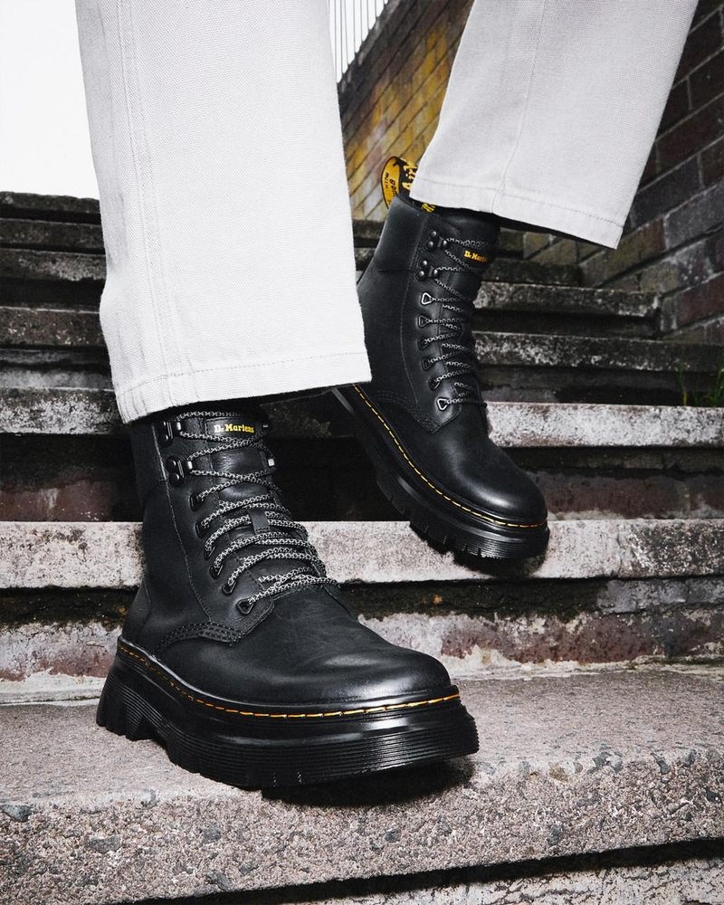 Botas Dr Martens Tarik Wyoming Cuero Utility Boots (Wyoming) Negras | HN13-D0ZB