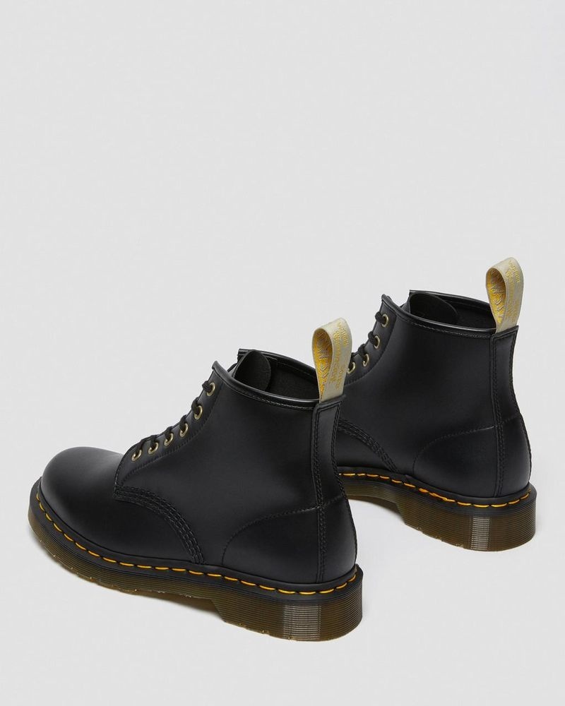 Botas Dr Martens Vegan 101 Felix Ankle Boots (Felix Rub Off) Negras | PG10-O6PI