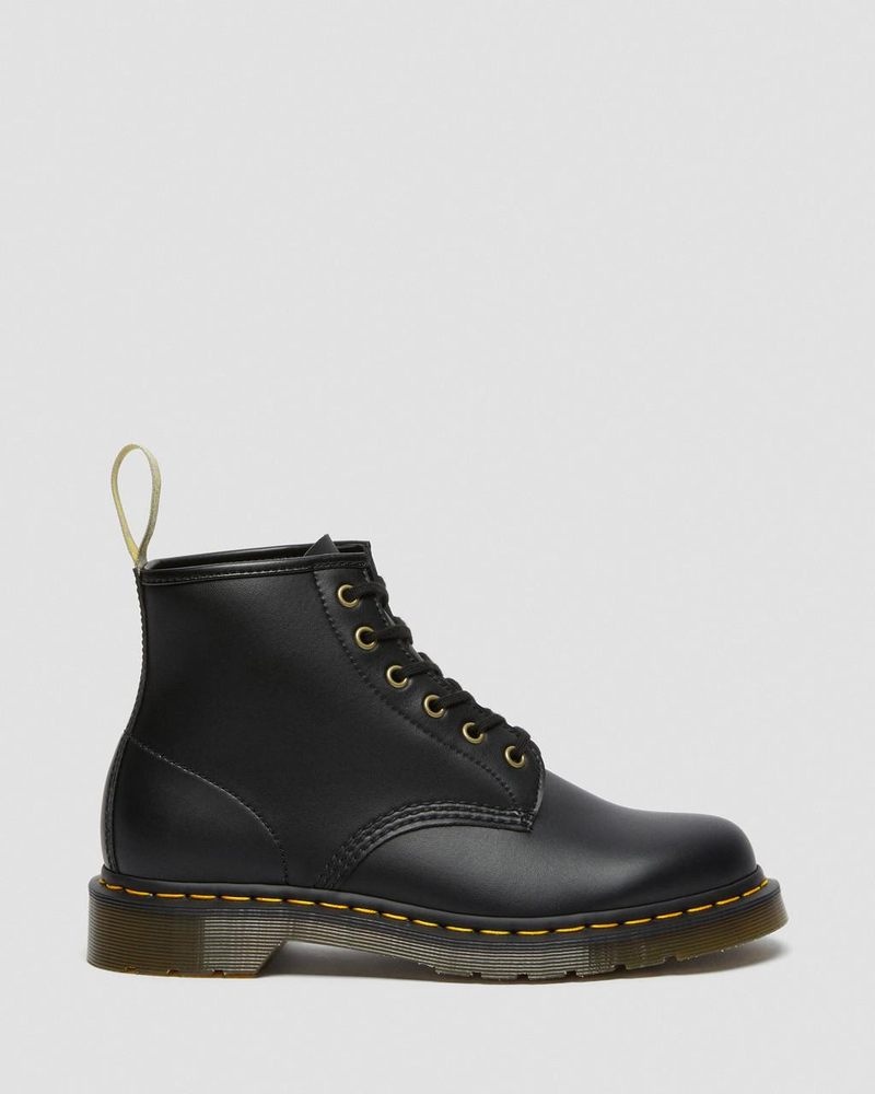 Botas Dr Martens Vegan 101 Felix Ankle Boots (Felix Rub Off) Negras | PG10-O6PI