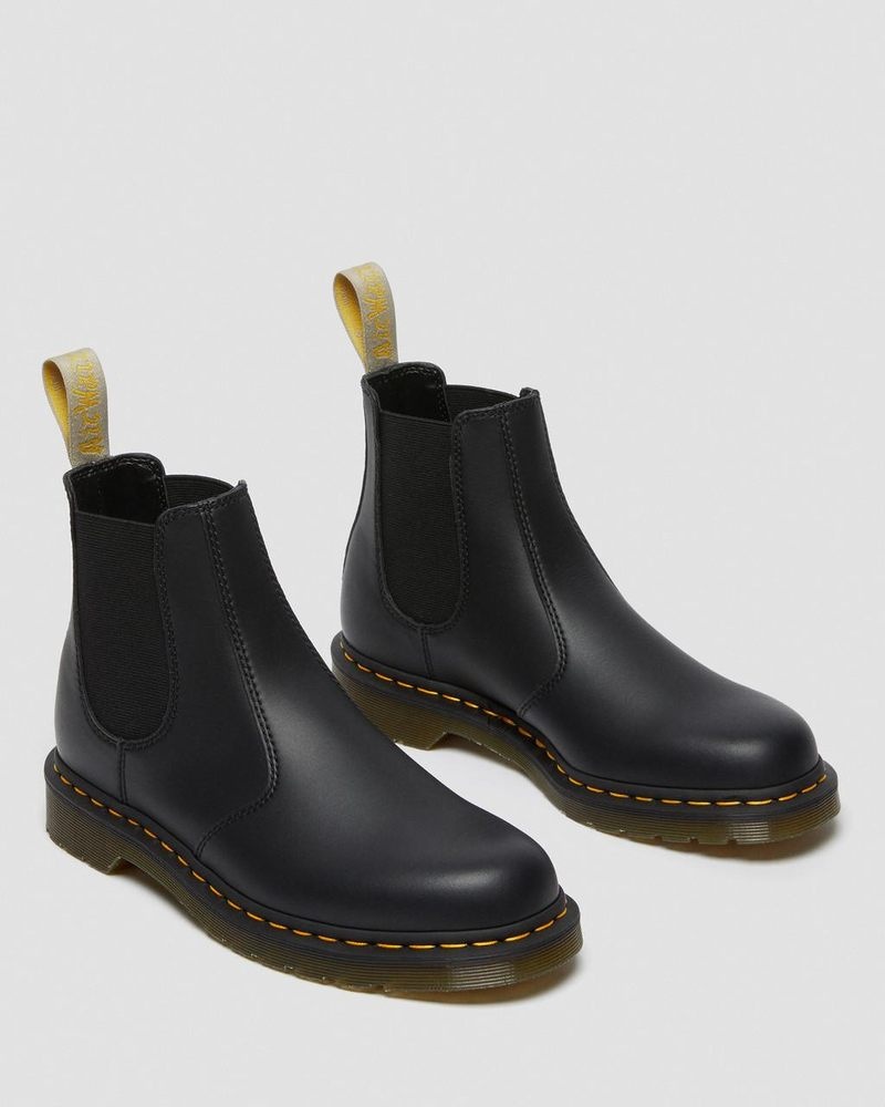 Botas Dr Martens Vegan 2976 Felix Chelsea Boots (Felix Rub Off) Negras | ZI79-X5WQ