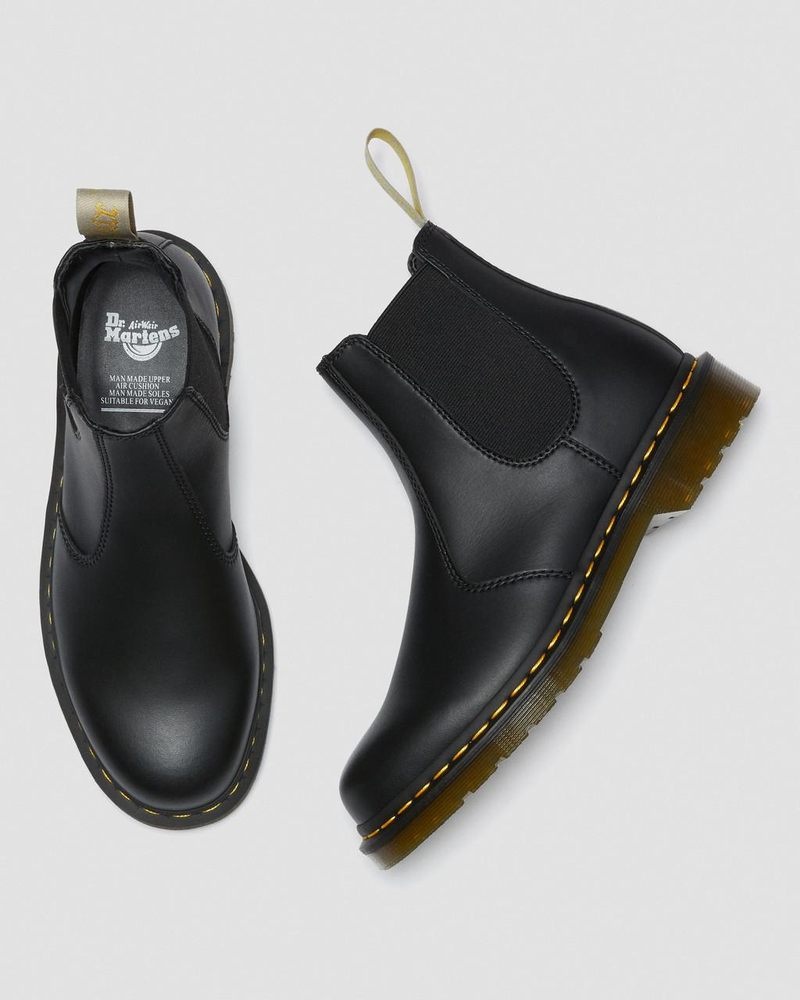 Botas Dr Martens Vegan 2976 Felix Chelsea Boots (Felix Rub Off) Negras | ZI79-X5WQ