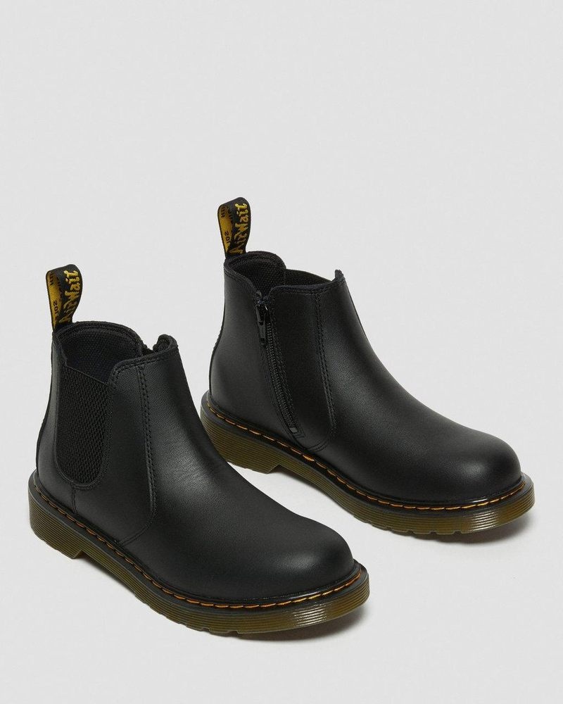 Botas Dr Martens Youth 2976 Softy T Cuero Chelsea Boots (Softy T) Negras | UW09-X9OI