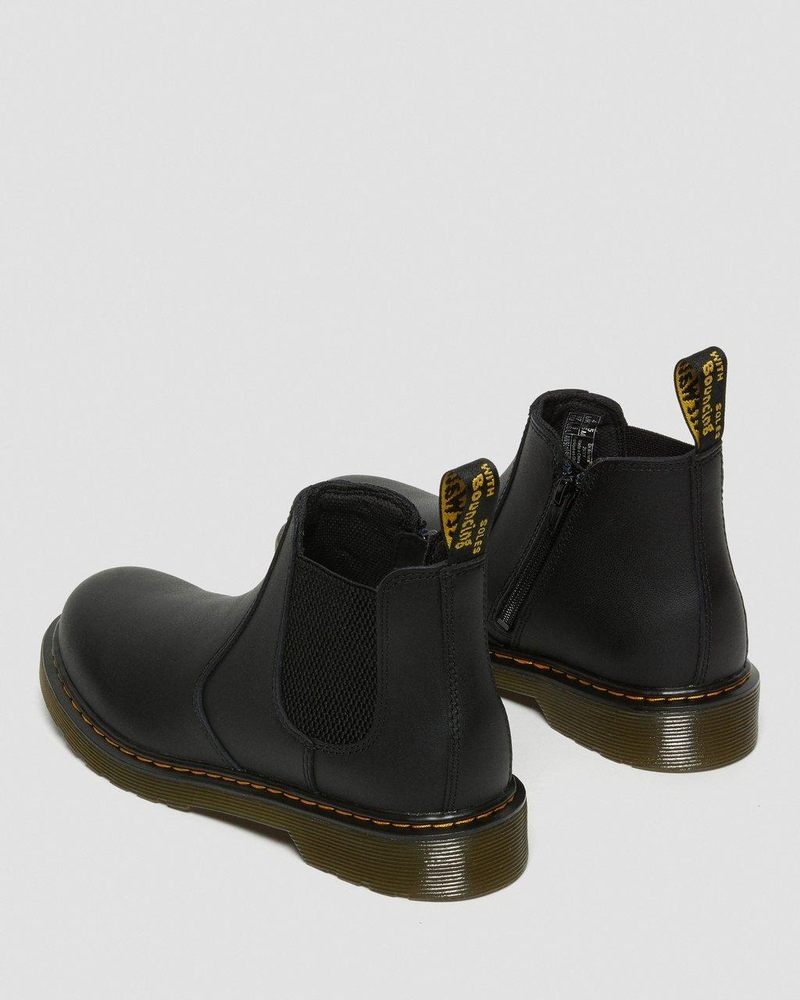 Botas Dr Martens Youth 2976 Softy T Cuero Chelsea Boots (Softy T) Negras | UW09-X9OI