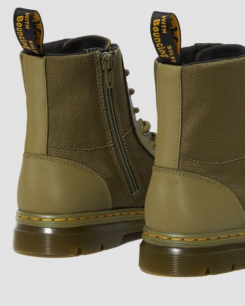 Botas Dr Martens Youth Combs Extra Tough Poly Casuales Boots (Extra Tough 50/50+Rubbery) Verde Oliva | KT43-M2AG