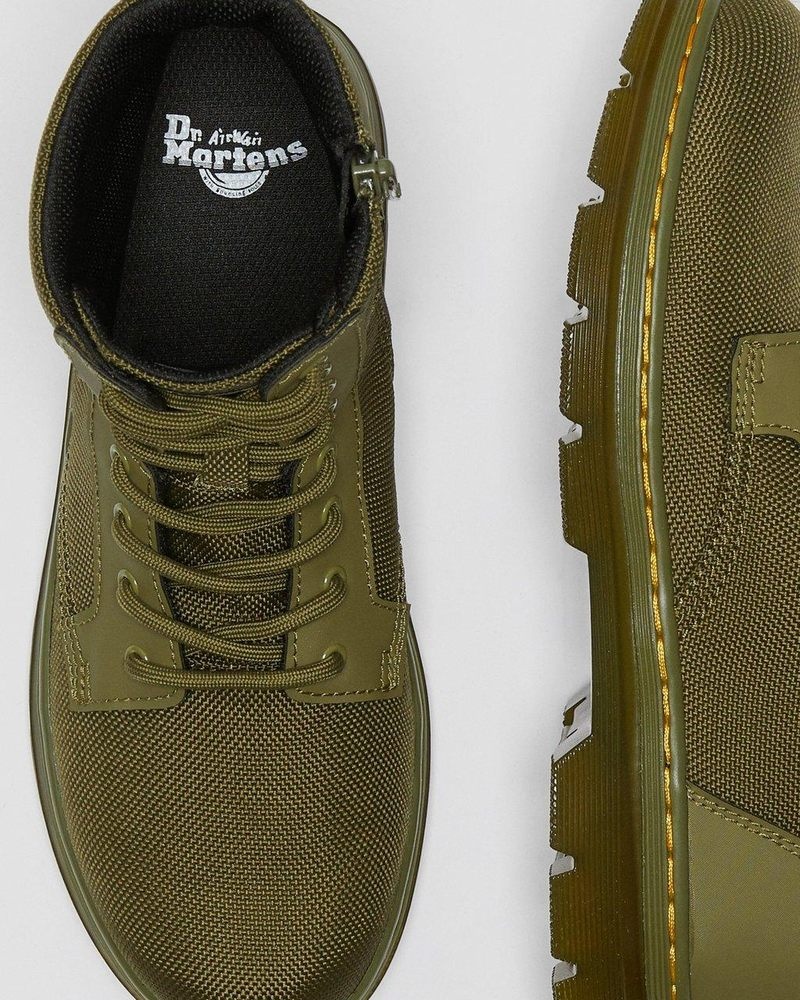 Botas Dr Martens Youth Combs Extra Tough Poly Casuales Boots (Extra Tough 50/50+Rubbery) Verde Oliva | KT43-M2AG