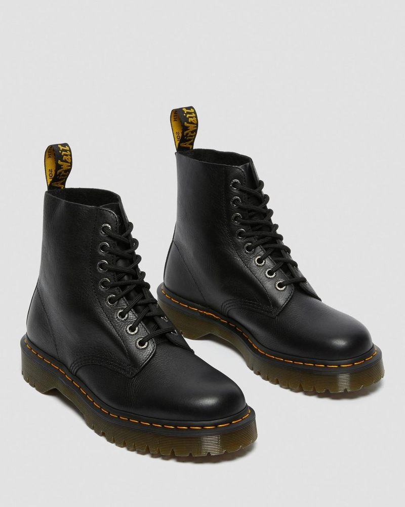 Botas de Plataforma Dr Martens 1460 Pascal Bex Pisa Cuero Encaje Up Boots (Pisa) Negras | SD81-B7KA