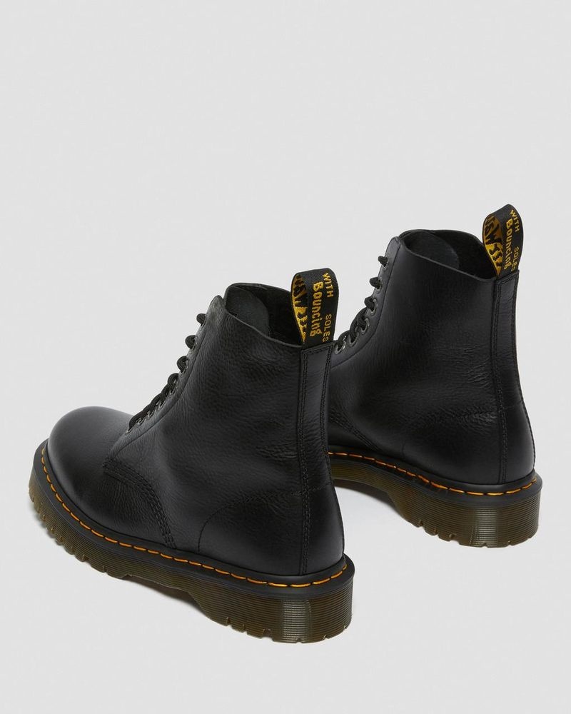 Botas de Plataforma Dr Martens 1460 Pascal Bex Pisa Cuero Encaje Up Boots (Pisa) Negras | SD81-B7KA