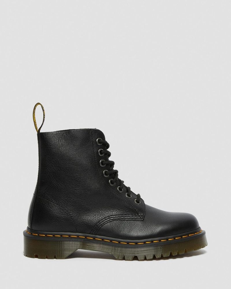 Botas de Plataforma Dr Martens 1460 Pascal Bex Pisa Cuero Encaje Up Boots (Pisa) Negras | SD81-B7KA