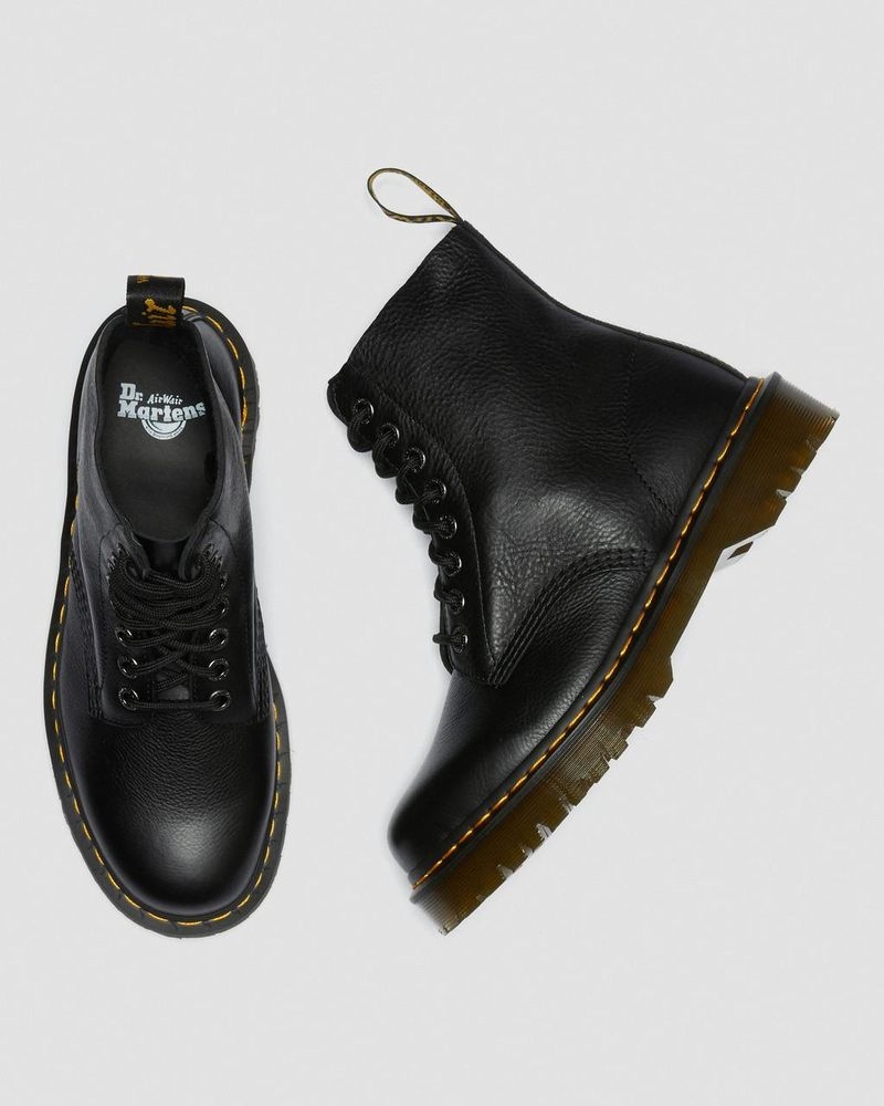 Botas de Plataforma Dr Martens 1460 Pascal Bex Pisa Cuero Encaje Up Boots (Pisa) Negras | SD81-B7KA