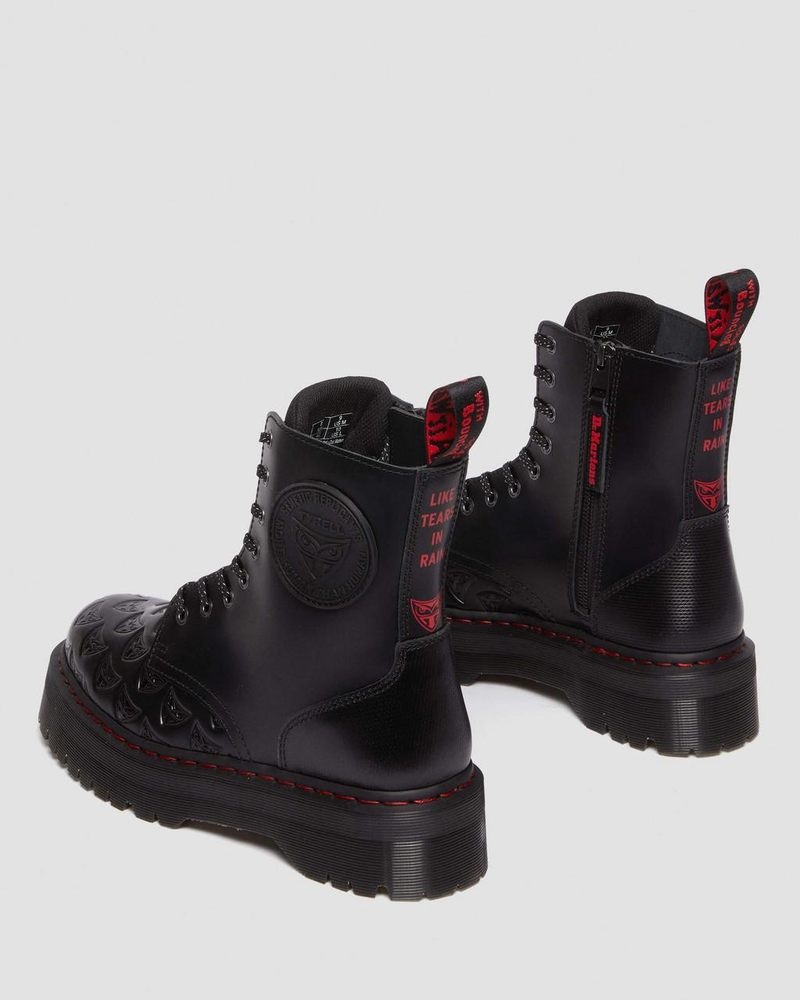 Botas de Plataforma Dr Martens Jadon Boot WB Blade Runner Cuero Platforms Negras | BB06-C8XG