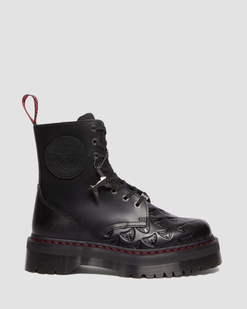 Botas de Plataforma Dr Martens Jadon Boot WB Blade Runner Cuero Platforms Negras | BB06-C8XG