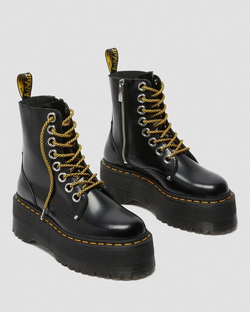 Botas de Plataforma Dr Martens Jadon Max Boot - Platforms (Buttero) Negras | ZL02-I1TR