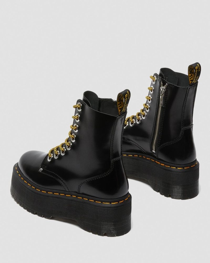 Botas de Plataforma Dr Martens Jadon Max Boot - Platforms (Buttero) Negras | ZL02-I1TR