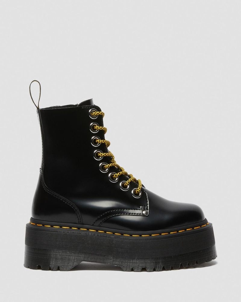 Botas de Plataforma Dr Martens Jadon Max Boot - Platforms (Buttero) Negras | ZL02-I1TR