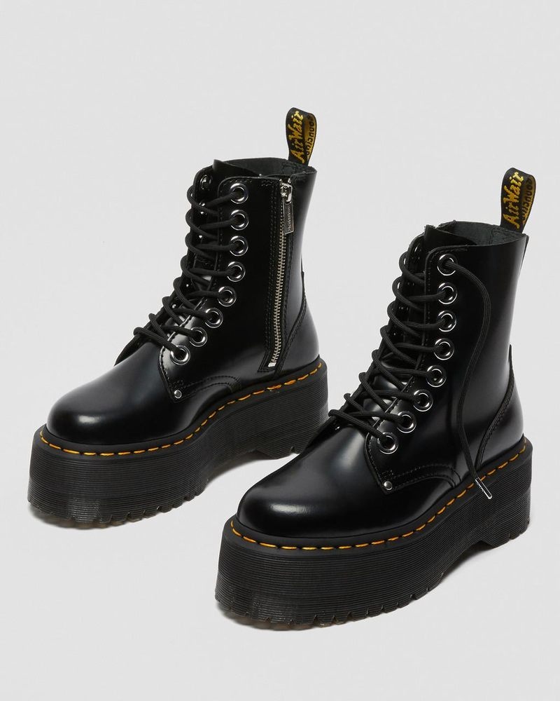 Botas de Plataforma Dr Martens Jadon Max Boot - Platforms (Buttero) Negras | ZL02-I1TR