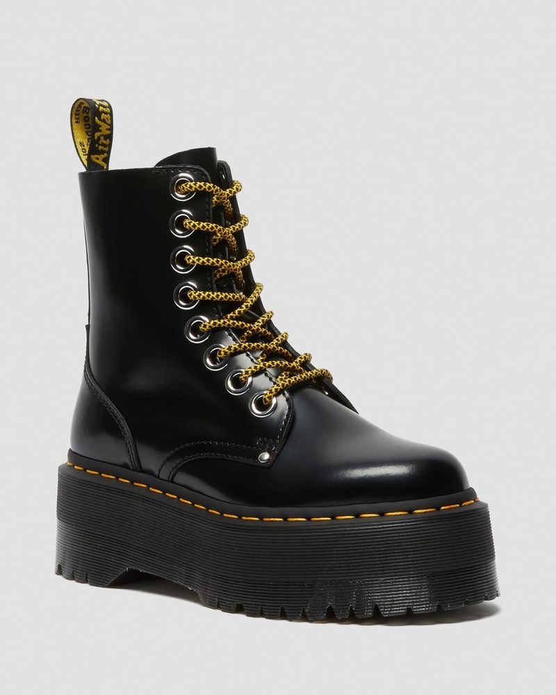 Botas de Plataforma Dr Martens Jadon Max Boot - Platforms (Buttero) Negras | ZL02-I1TR