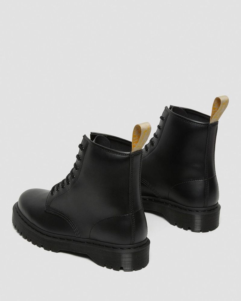 Botas de Plataforma Dr Martens Vegan 1460 Bex Mono Encaje Up Boots (Felix Rub Off) Negras | NN37-U2VQ