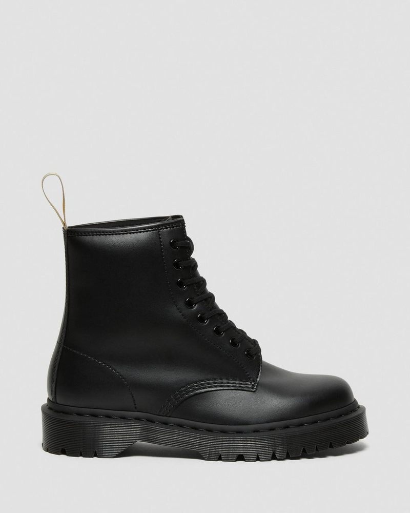 Botas de Plataforma Dr Martens Vegan 1460 Bex Mono Encaje Up Boots (Felix Rub Off) Negras | NN37-U2VQ