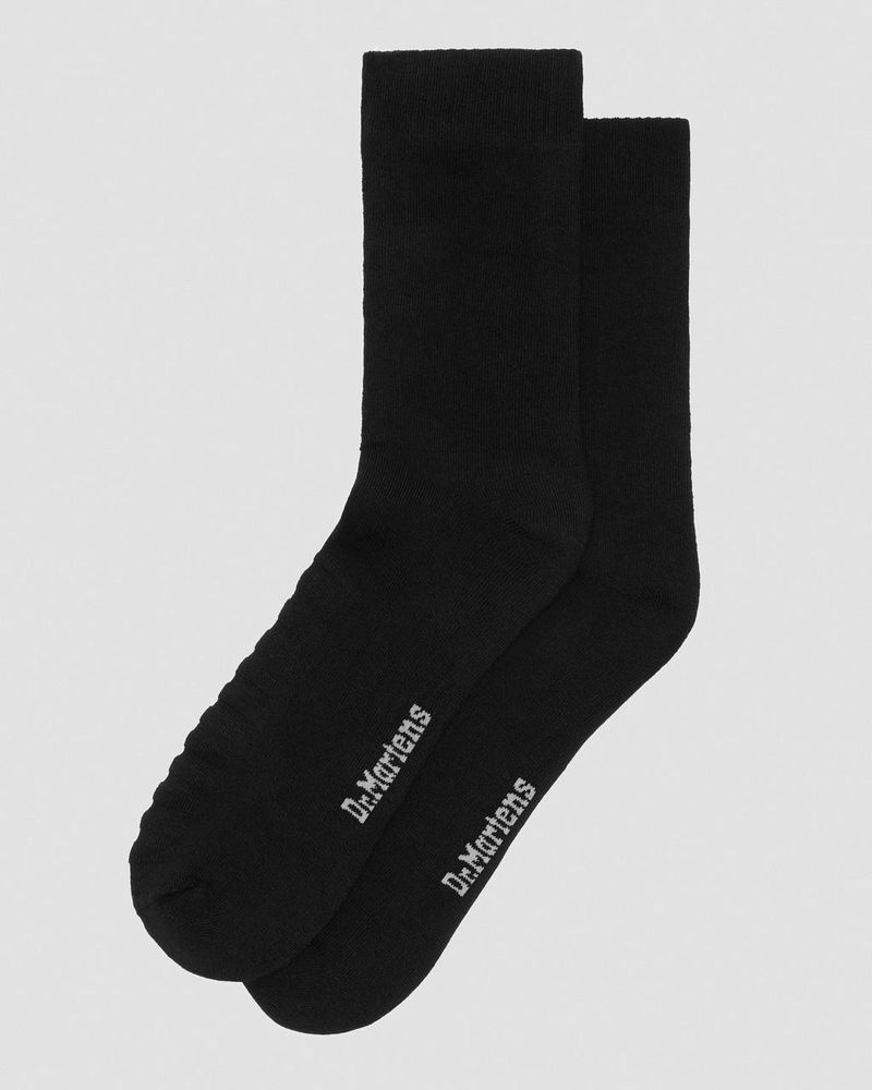 Calcetines Dr Martens Double Doc Algodon Blend Socks (Algodon Blend) Negras | OI46-Z0QI