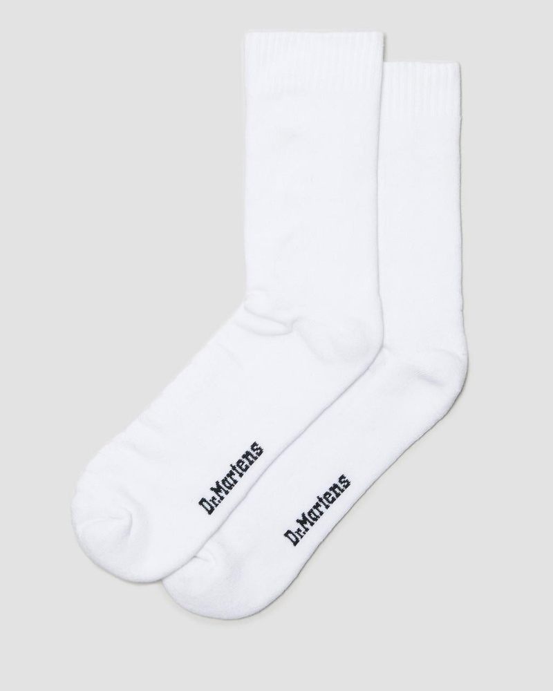 Calcetines Dr Martens Double Doc Algodon Blend Socks (Algodon Blend) Blancas | MF10-R2GK