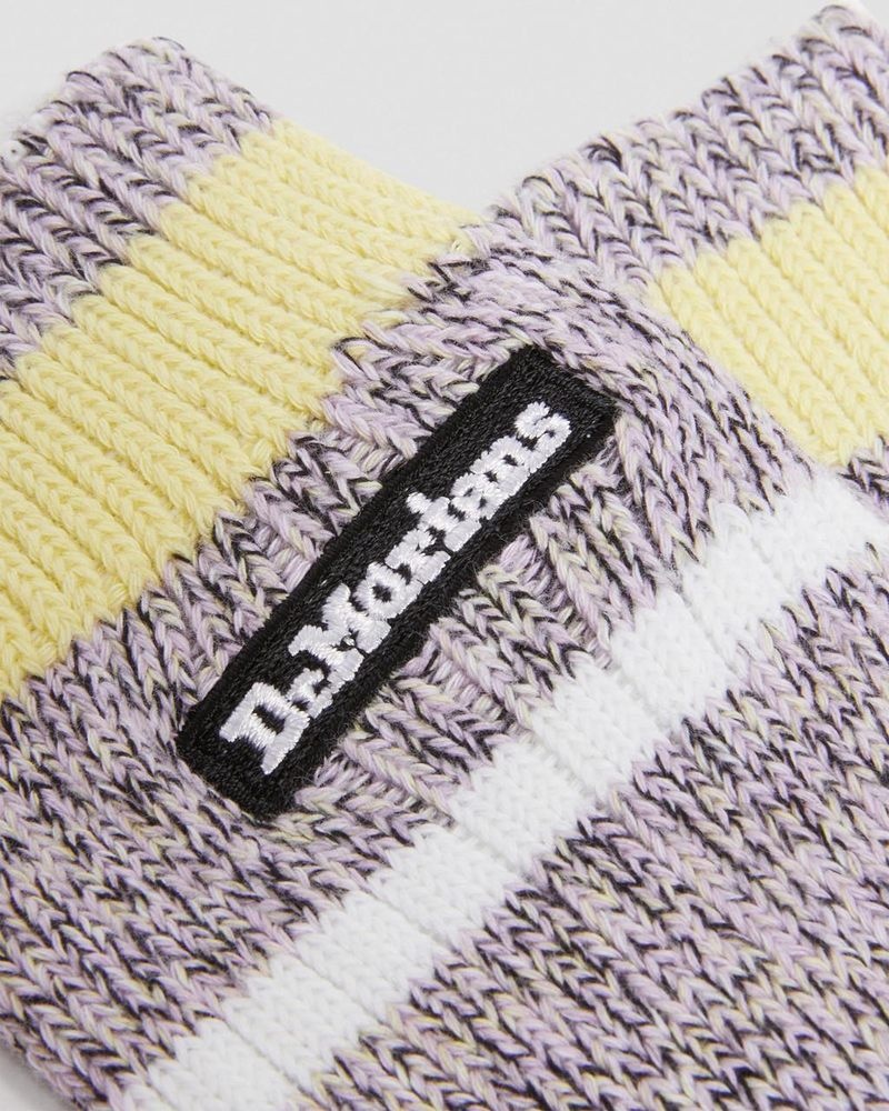 Calcetines Dr Martens Marl Organic Socks (Algodon Blend) Lilac | LS85-K5BZ