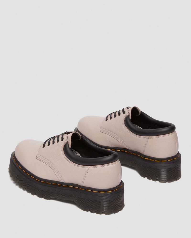 Plataformas Dr Martens 8053 Pisa Cuero Plataforma Casuales Shoes (Pisa) Vintage Taupe | AU21-O5YQ