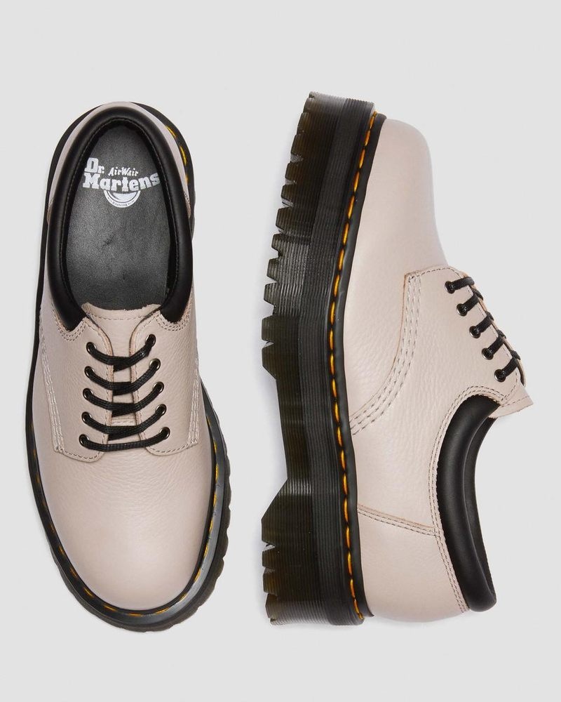 Plataformas Dr Martens 8053 Pisa Cuero Plataforma Casuales Shoes (Pisa) Vintage Taupe | AU21-O5YQ