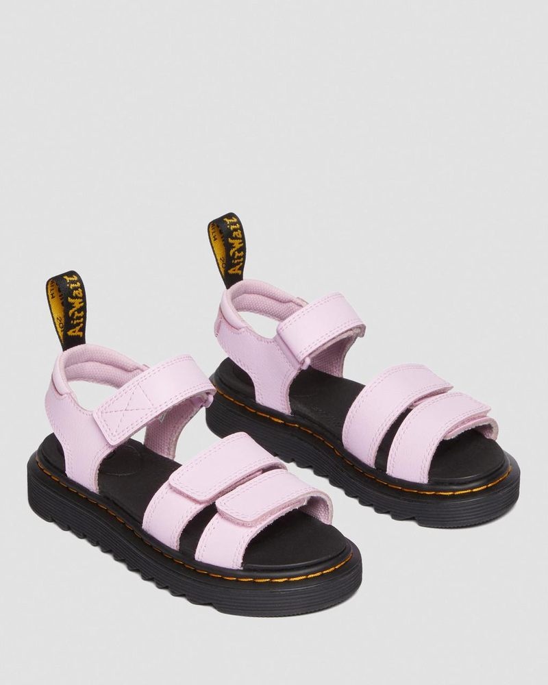 Sandalias Dr Martens Junior Klaire Athena Cuero Correa Sandals (Athena) Rosas | AW48-E6OJ