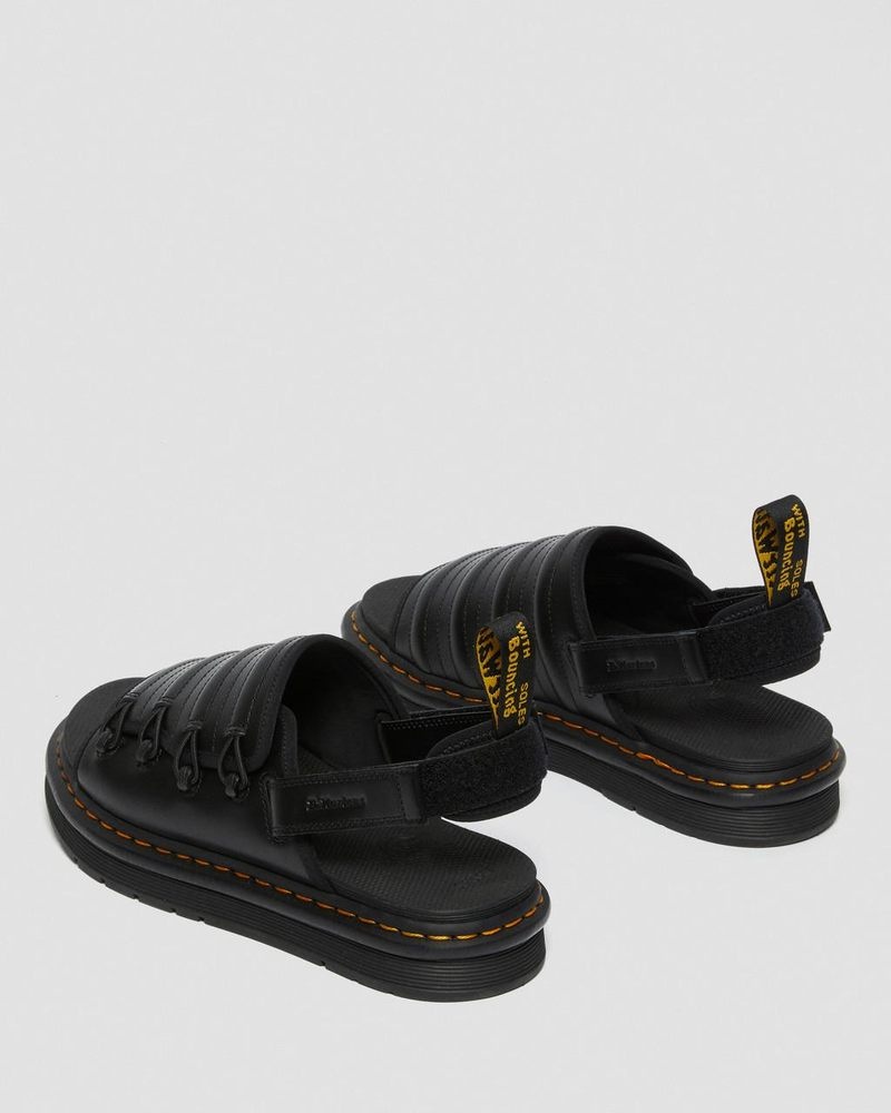 Sandalias Dr Martens Mura Suicoke Cuero Sandals Negras | ZB96-U6SD