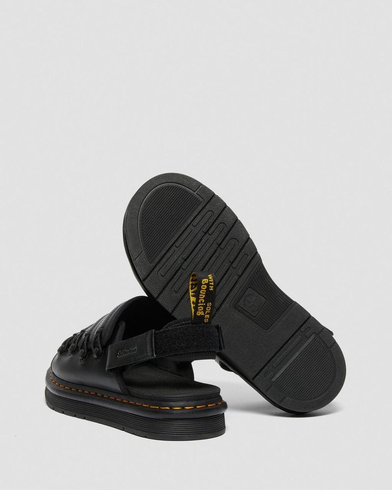 Sandalias Dr Martens Mura Suicoke Cuero Sandals Negras | ZB96-U6SD