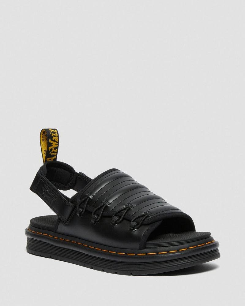 Sandalias Dr Martens Mura Suicoke Cuero Sandals Negras | ZB96-U6SD