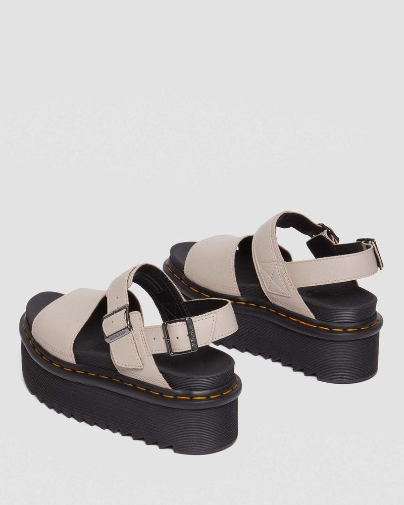 Sandalias de Plataforma Dr Martens Voss Pisa Cuero Plataforma Sandals (Pisa) | XF54-X2UV