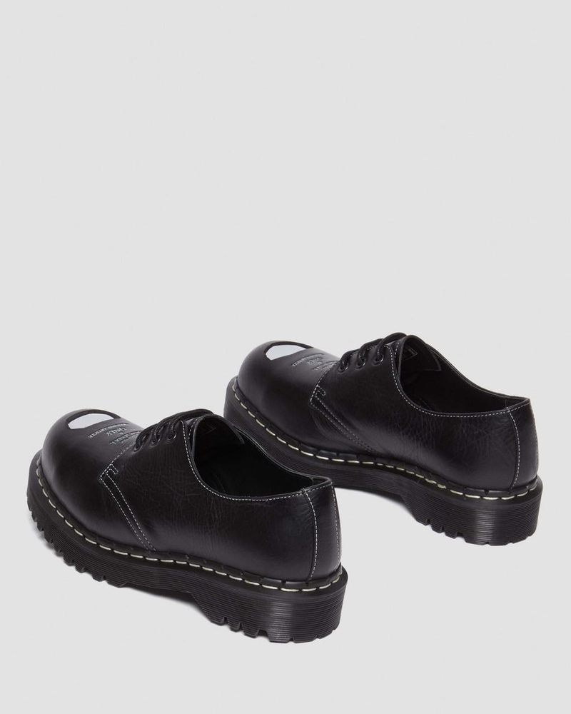 Zapatos Dr Martens 1461 Bex Exposed Steel Puntera Oxford Shoes (Overdrive) Negras | SK70-Y9EL