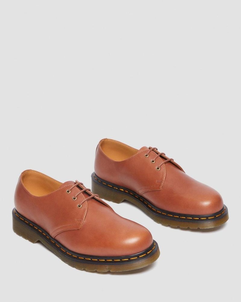 Zapatos Dr Martens 1461 Carrara Cuero Oxford Shoes (Carrara) Saddle Tan | IH31-L6AB