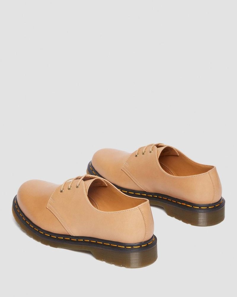 Zapatos Dr Martens 1461 Carrara Cuero Oxford Shoes (Carrara) Beige | BK33-U7QY