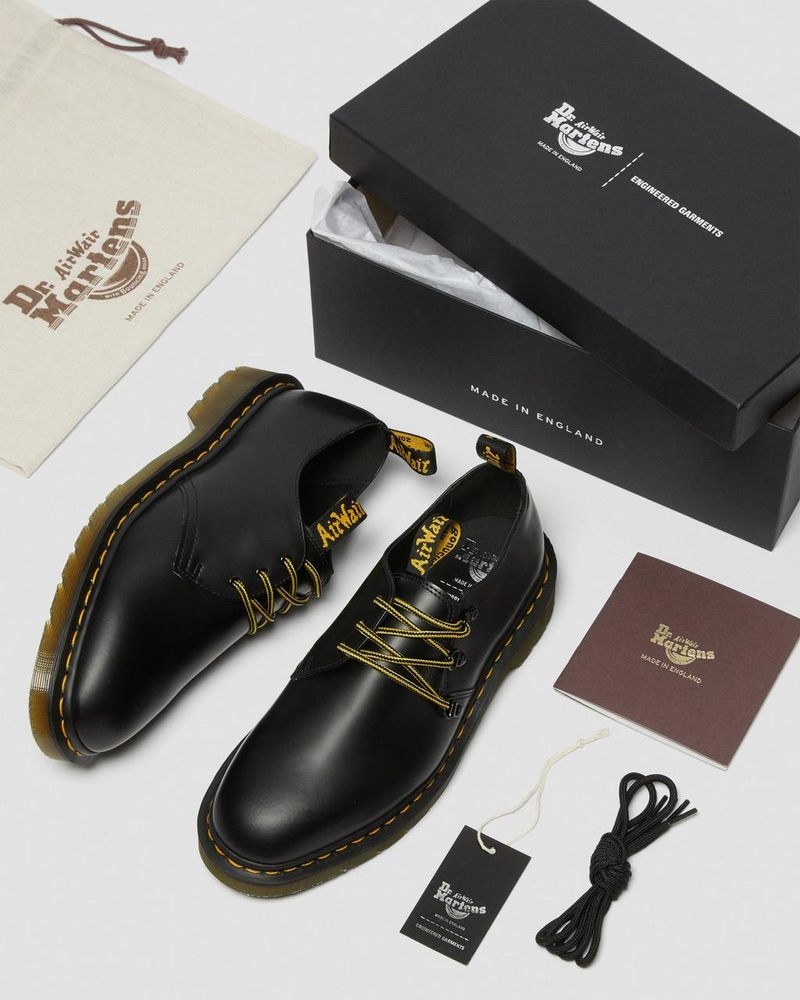 Zapatos Dr Martens 1461 Engineered Garments Cuero Oxford Shoes (Smooth Cuero) Negras | VJ07-F5EJ