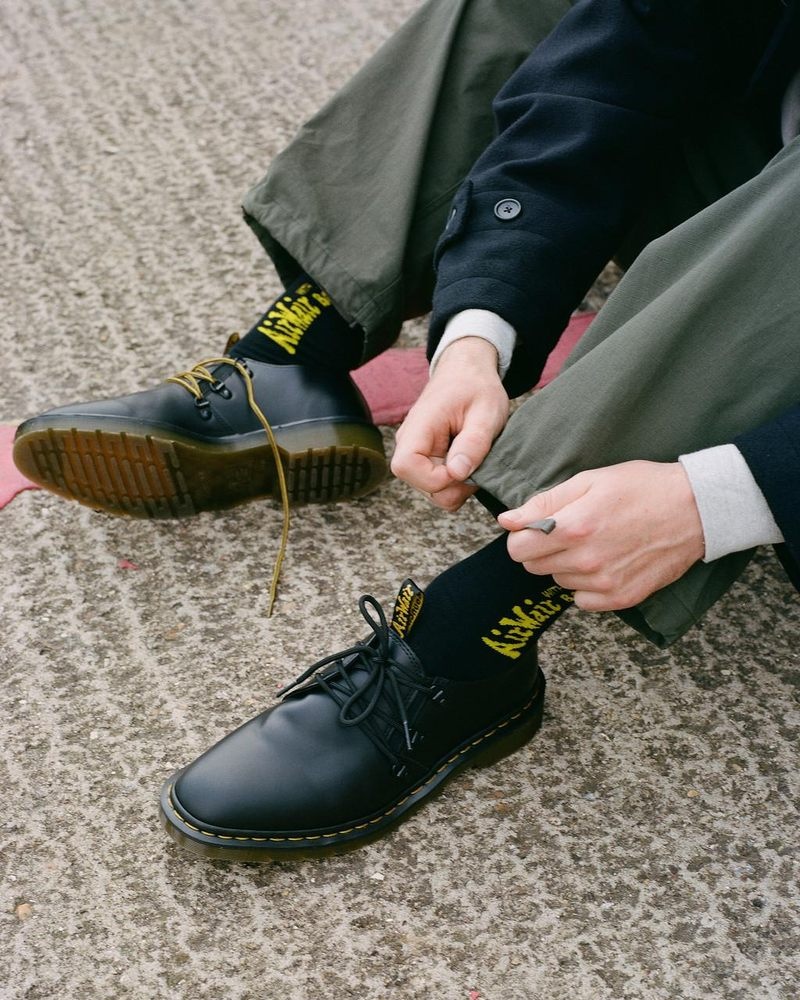 Zapatos Dr Martens 1461 Engineered Garments Cuero Oxford Shoes (Smooth Cuero) Negras | UI73-F1GH