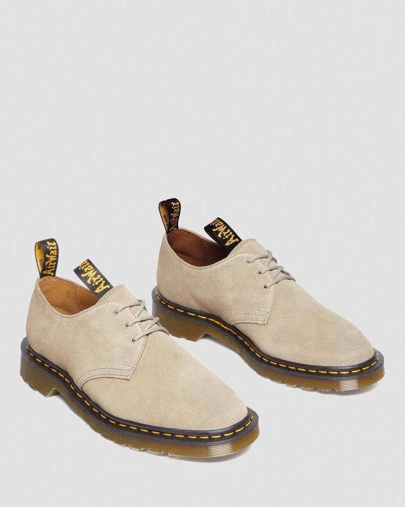 Zapatos Dr Martens 1461 Engineered Garments Gamuza Oxford Shoes (Gamuza) Milkshake | VD88-J9ZV