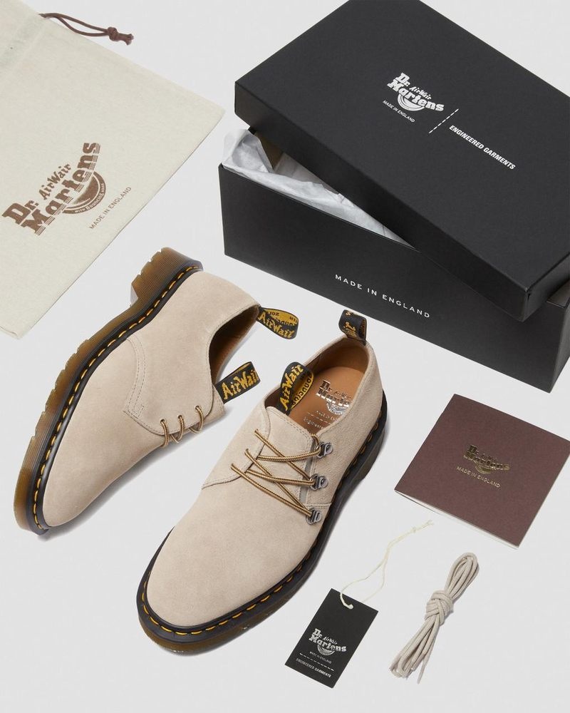 Zapatos Dr Martens 1461 Engineered Garments Gamuza Oxford Shoes (Gamuza) Milkshake | TJ07-S6WR