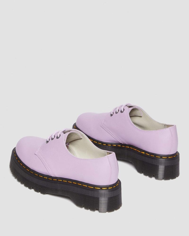 Zapatos Dr Martens 1461 II Pisa Cuero Plataforma Shoes (Pisa) Lilac | UQ18-Z1VZ