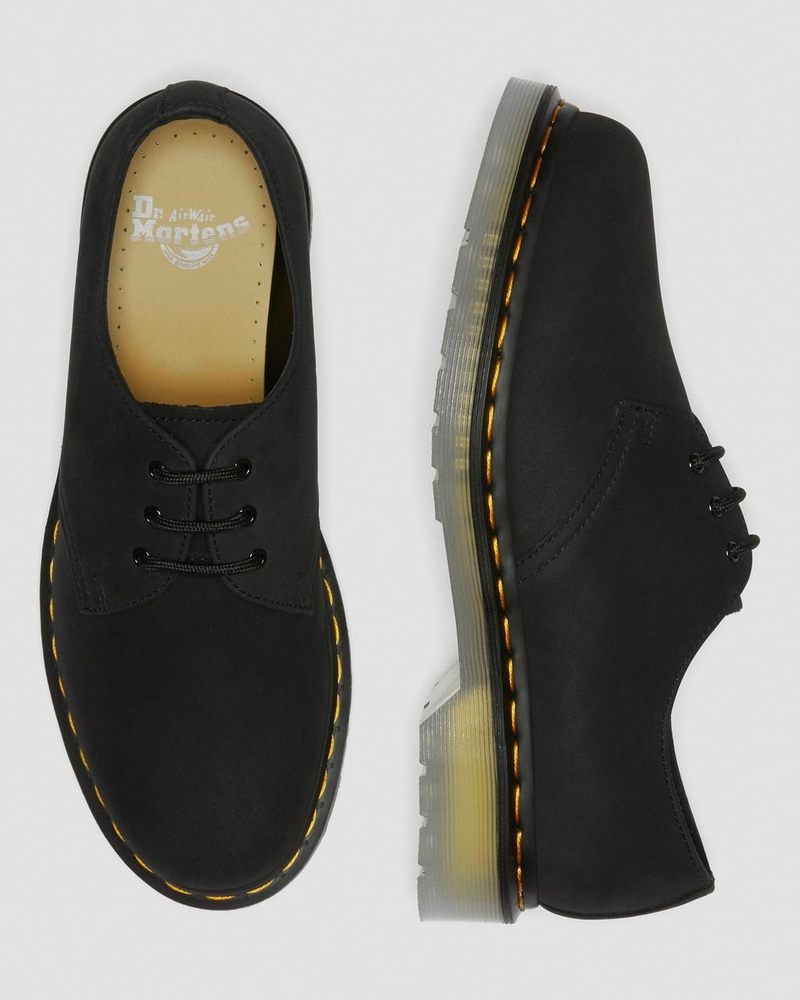 Zapatos Dr Martens 1461 Iced II Buttersoft Cuero Oxford Shoes (Buttersoft Wp) Negras | KR85-T0GB