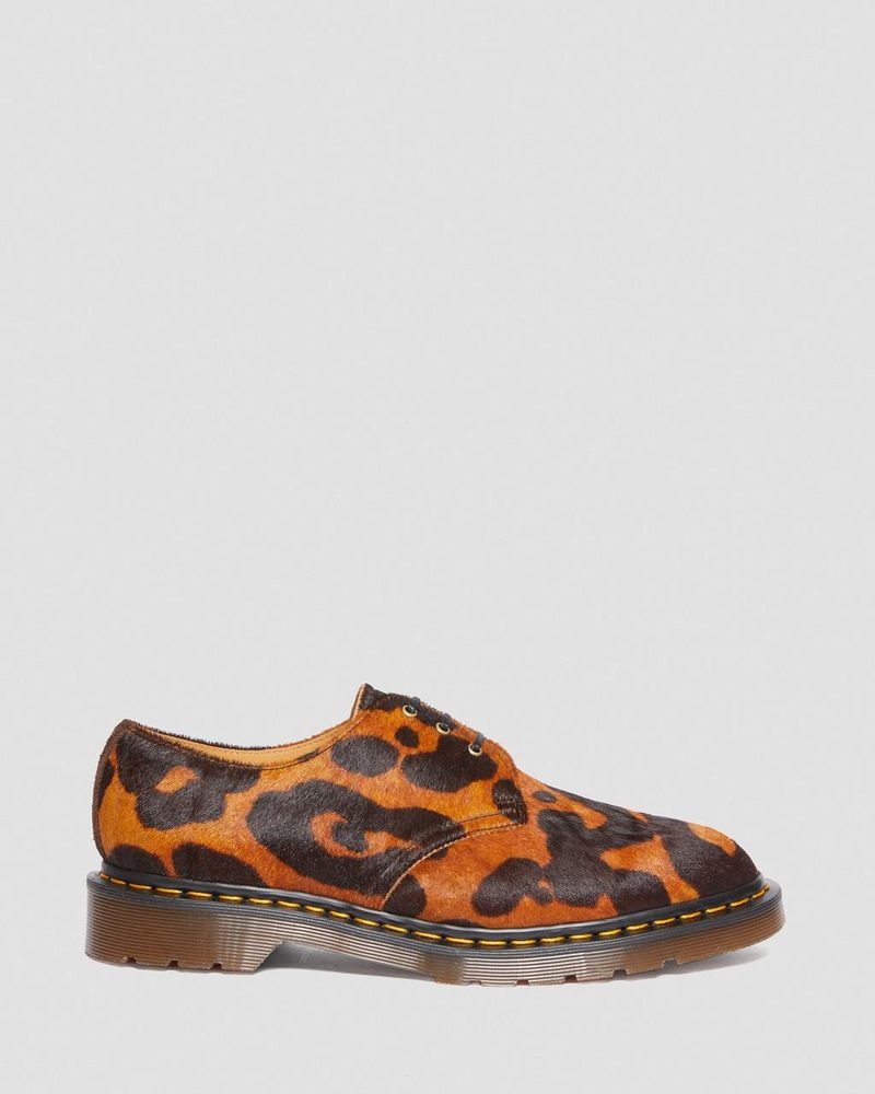 Zapatos Dr Martens 1461 Made in England Hair On Oxford Shoes (Hair On) Ocelot | LR88-N2JP