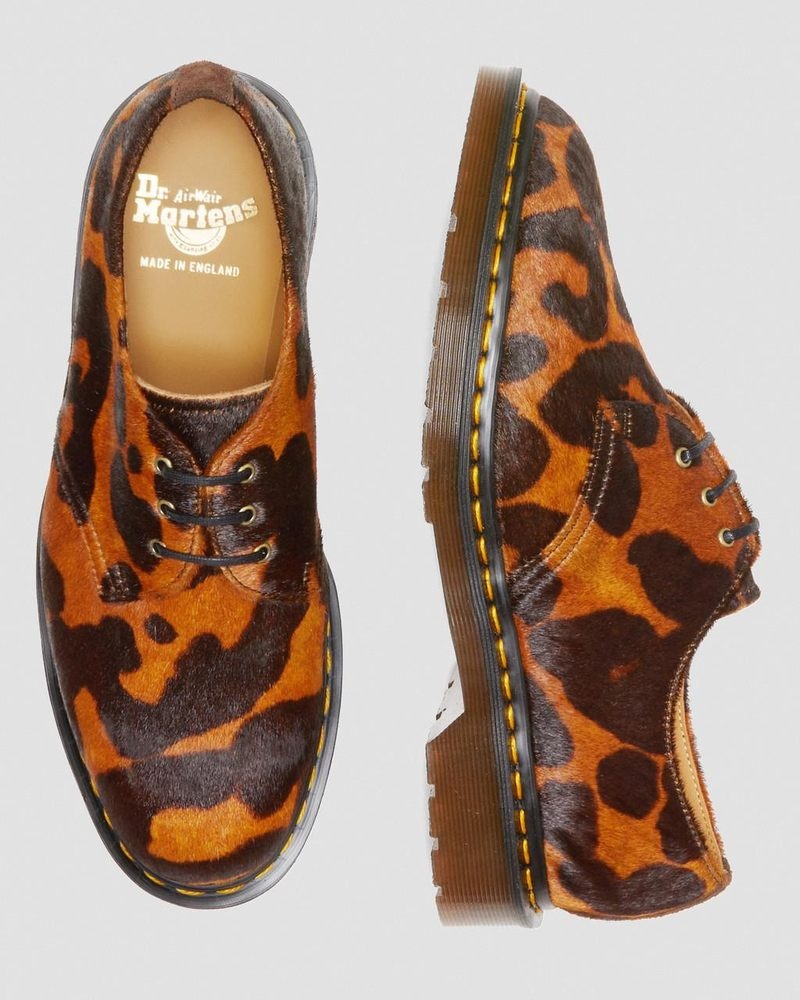 Zapatos Dr Martens 1461 Made in England Hair On Oxford Shoes (Hair On) Ocelot | LR88-N2JP